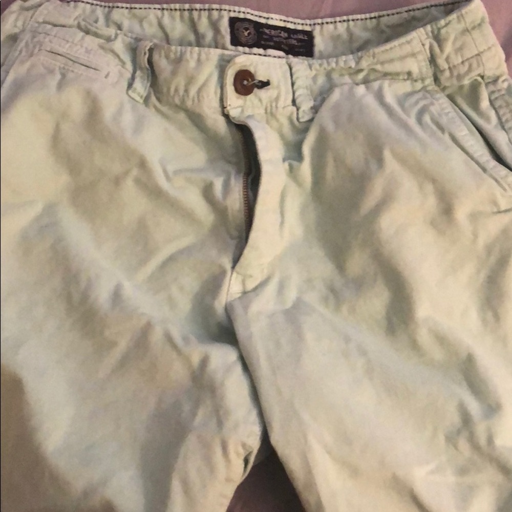 Flat front shorts